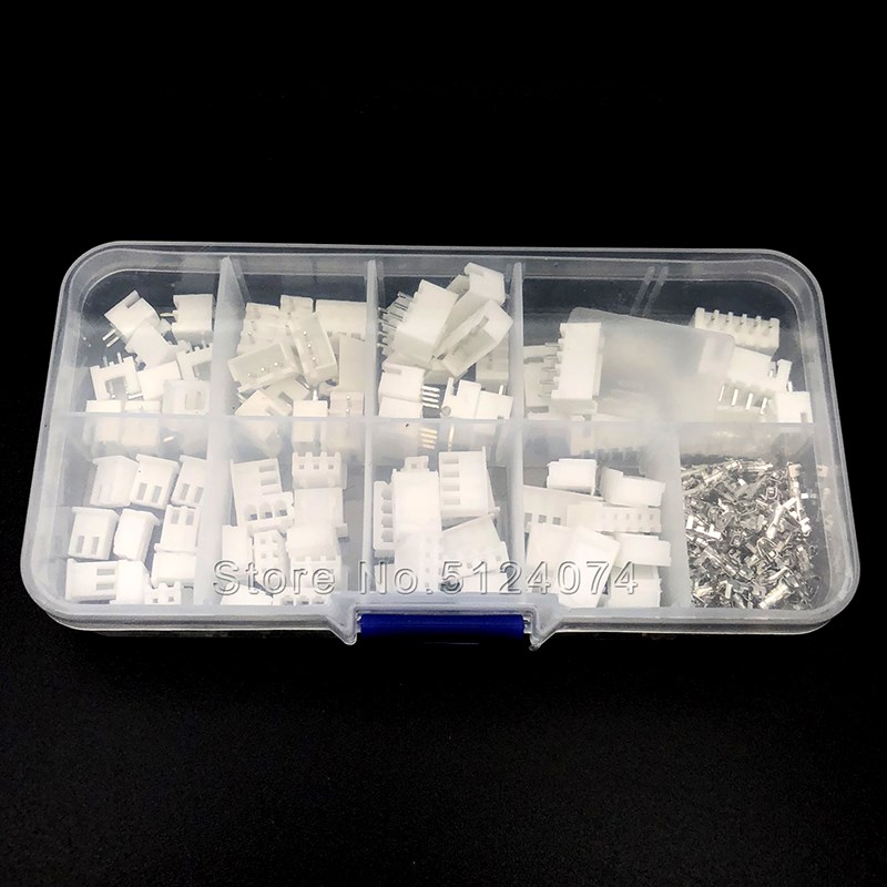 推荐230pcs/box XH2.54 2p 3p 4p 5p pin 2.54mm Pitch Terminal - 图1