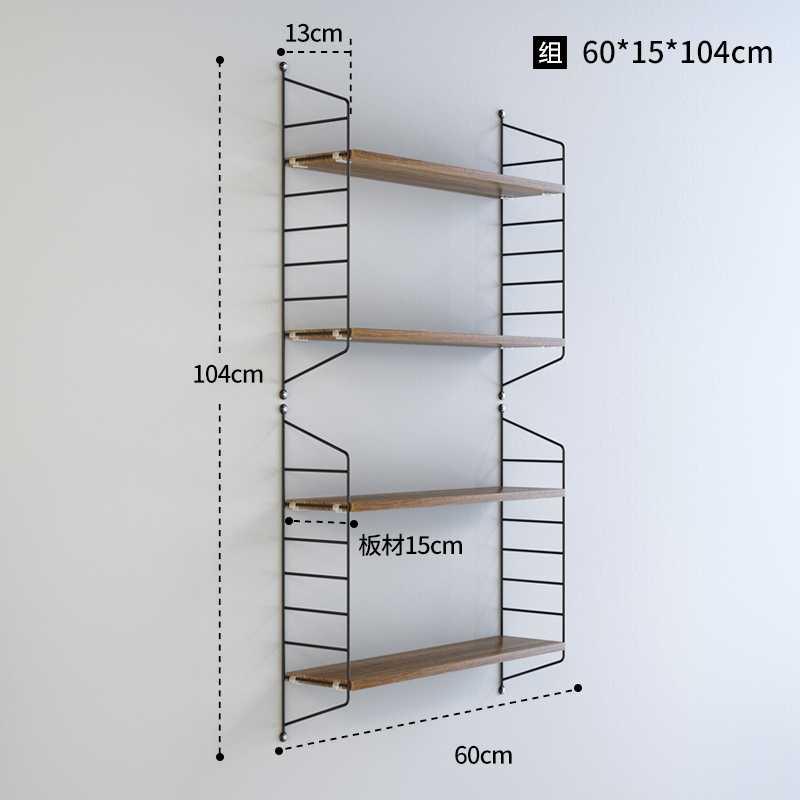 极速Nordic string wall hanging wall rack Iron multSi - layer - 图1