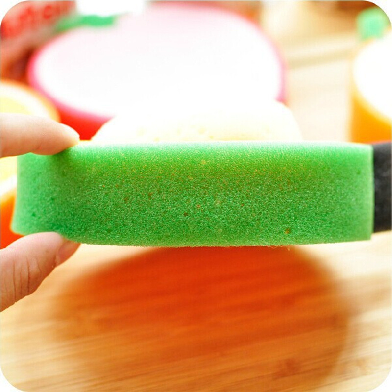 速发New fruit shaped thickened sponge dishwasher, cleaning c - 图1