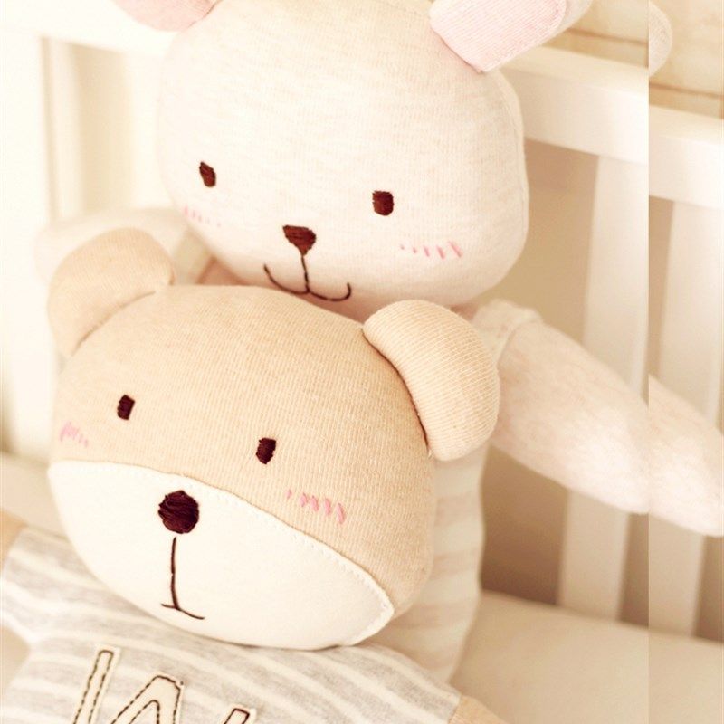 艾乐祺新生婴儿安抚玩偶宝宝陪睡娃娃手工布艺玩具diy材料包,淘宝优惠券,粉丝福利购,淘宝优惠卷