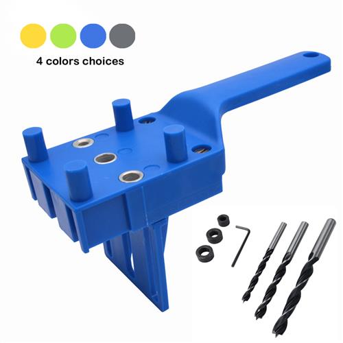 推荐ABS Plastic Quick Wood Doweling Jig Handheld Pocket Hole - 图0