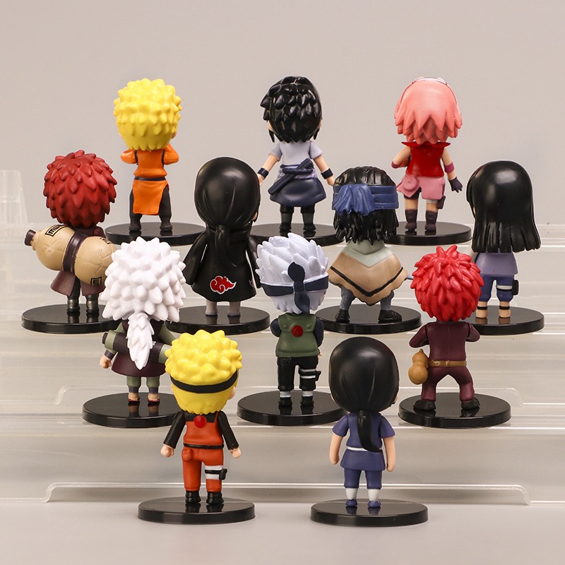 速发12pcs/set Naruto Anime?Shippuden Hinata Sasuke Itachi K-图1