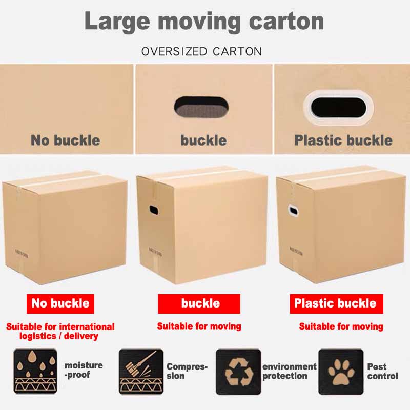 cking bix Moving carton cardboardbstorage ox movoZng box-图2