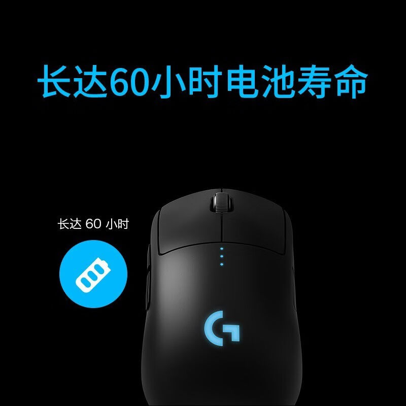 罗技(G)PROWIRELESS无线游戏鼠标GPW1代狗屁王一代充电电竞机械-图0