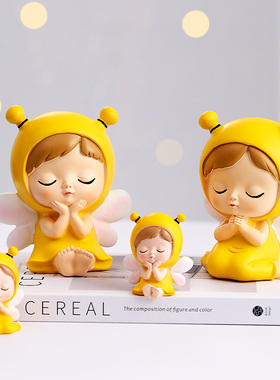 可爱女孩存钱罐j摆件储蓄罐可存可取儿童房卧室桌面小摆设生日礼