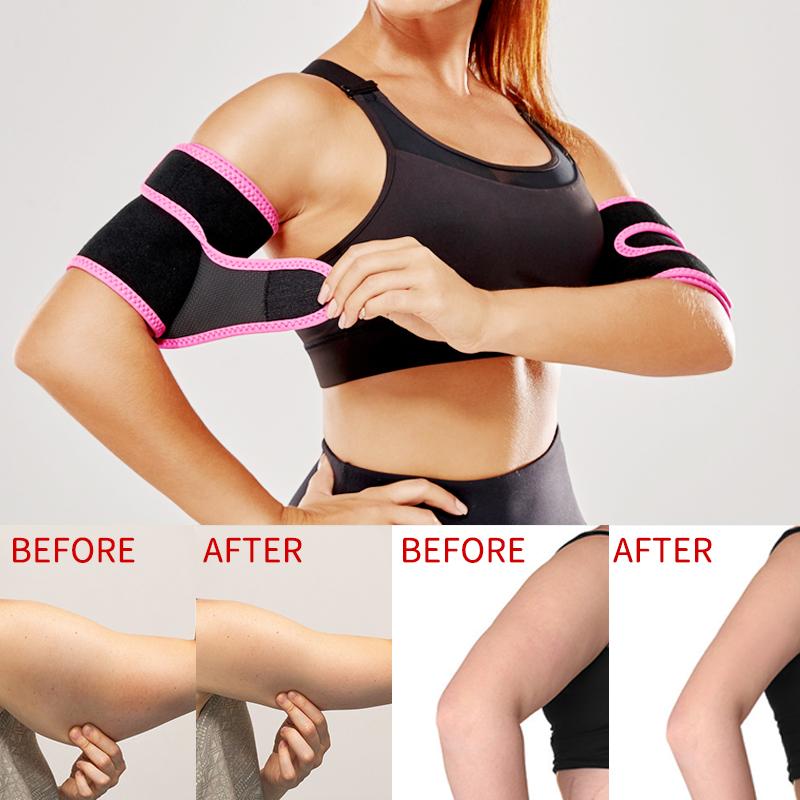 新品Arm Trimmers Sauna Sweat Band for Women Sauna Effect Arm-图3