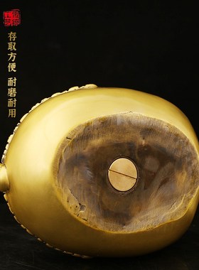 全铜存钱罐万福金猪富贵猪摆件创意家居装饰品储钱蓄罐礼品礼物