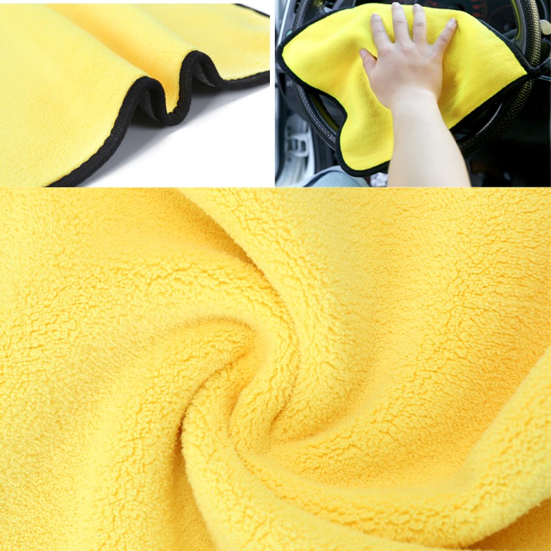 Car Wash Care Polishing Drying Washing Microfiber Towel Kitc-图2