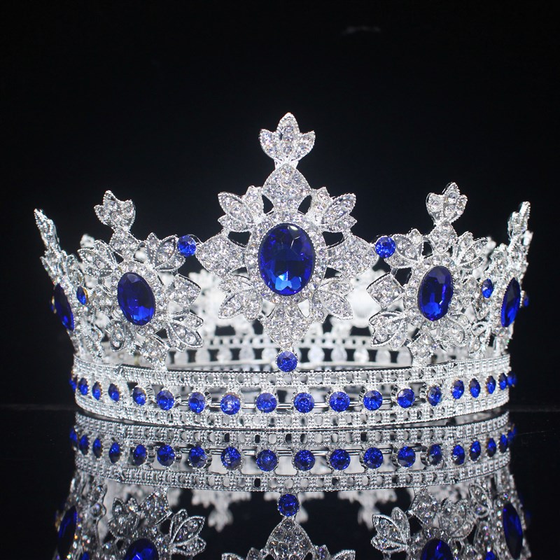 推荐Crystal Queen King Tiaras and Crowns Bridal Diadem Women-图0