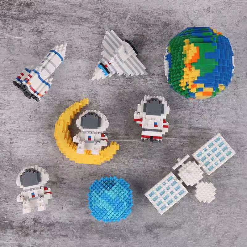 极速Space Adventure Astronaut Building Blocks Planet Earth 3 - 图1