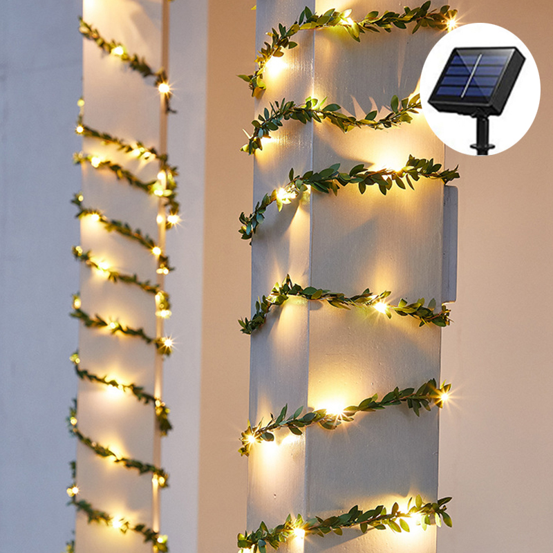 推荐Solar Ivy String Lights LED Outdoor Artificial Vine Ligh - 图1