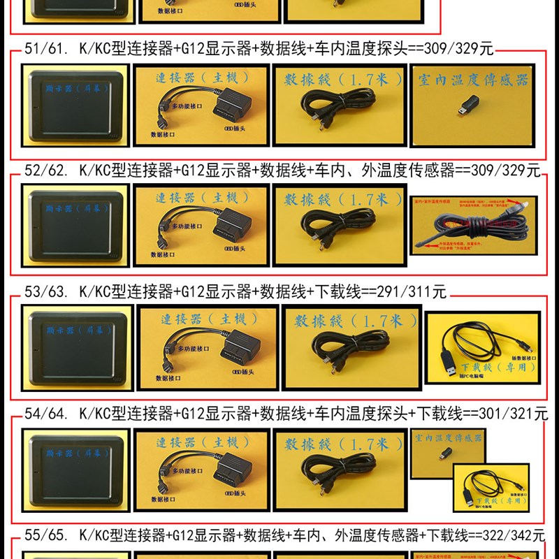 新品G12 OBD行车电脑 仪表 油耗仪 检测仪行云流水S2显示器全车型 - 图2