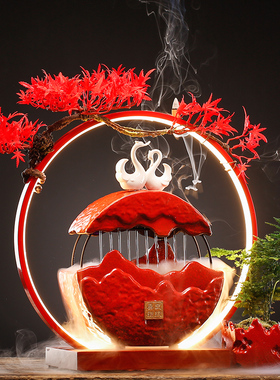 喜结良缘婚庆装饰流水摆件送新人一对闺蜜情人节结婚新Z娘七夕礼