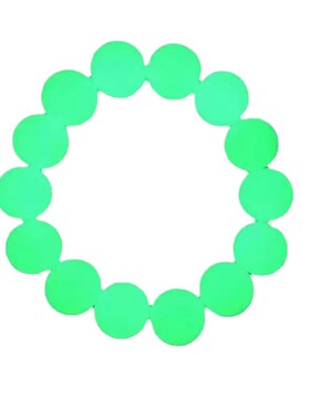 现货夜光石手链荧k光石男女款学生盘玩夜明珠手串气质水晶发光玉