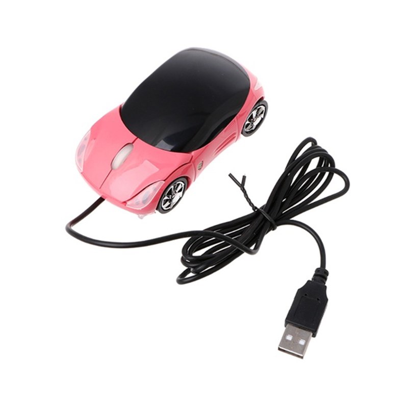 Protable Mini Car Shape USB Gaming Mouse 2.4G Durable Wired-图0