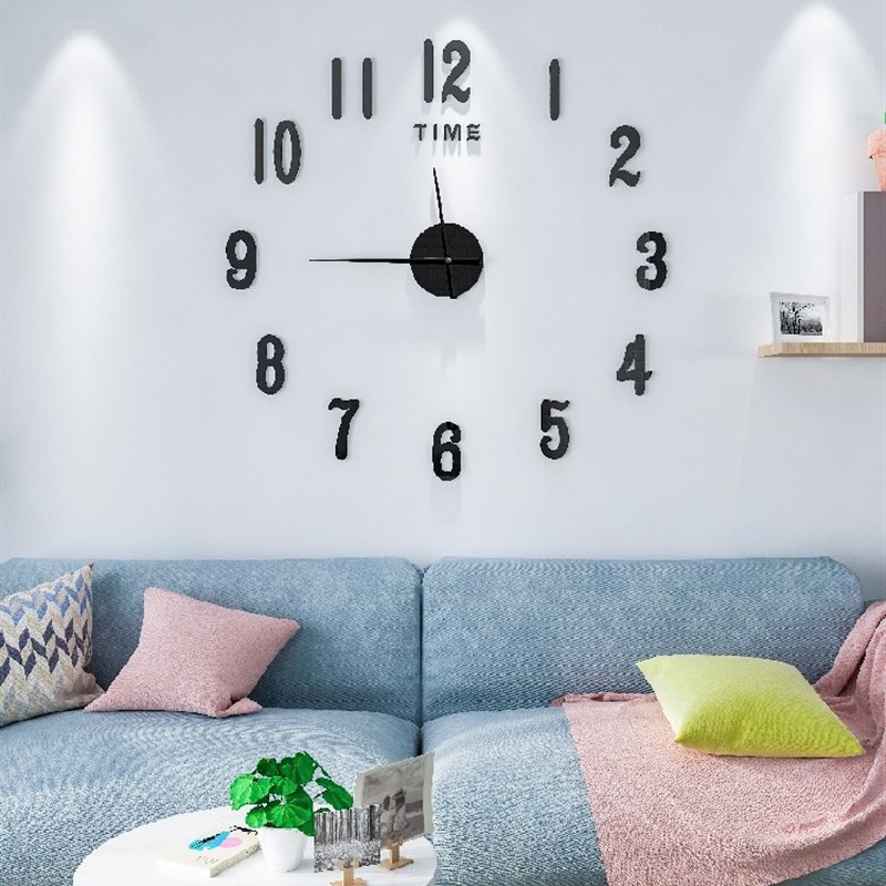 rforationf-ree wall clock,living roomoMdecorati n,lumino-图2