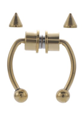 1pcs U Shaped Fake Nose Ring Hip Hoop Septum Rock Stainless