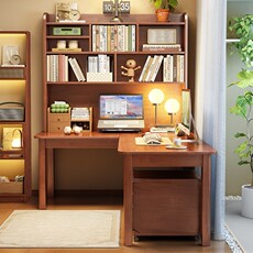 Угол стола 直销新品转e角书桌书架一体家用拐角l型电脑桌7字型工作台半包围 Other