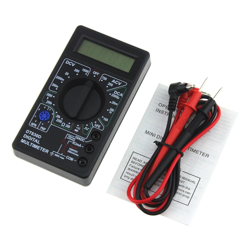 新品Mini Digital Multimeter voltmeter Voltage Ampere Ohm Tes-图1