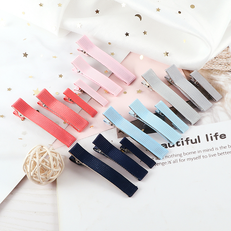 网红12PCS 3/5/6cm Basic DIY Hair Clips Colorful Simple Hairp - 图2