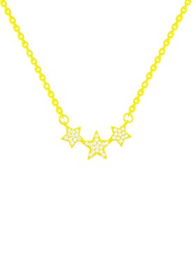 配饰新品闪钻五角星m锆石吊坠轻奢设计感小众锁骨链网红气质颈链