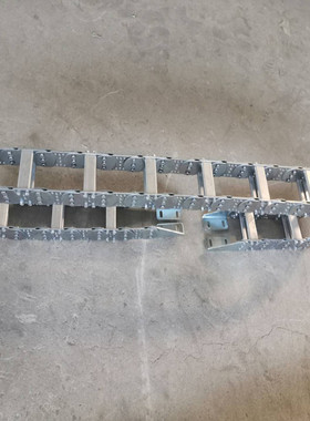 推荐厂促钢制拖链不锈钢全封闭桥式机床钢铝拖链TL金属拖链油管链