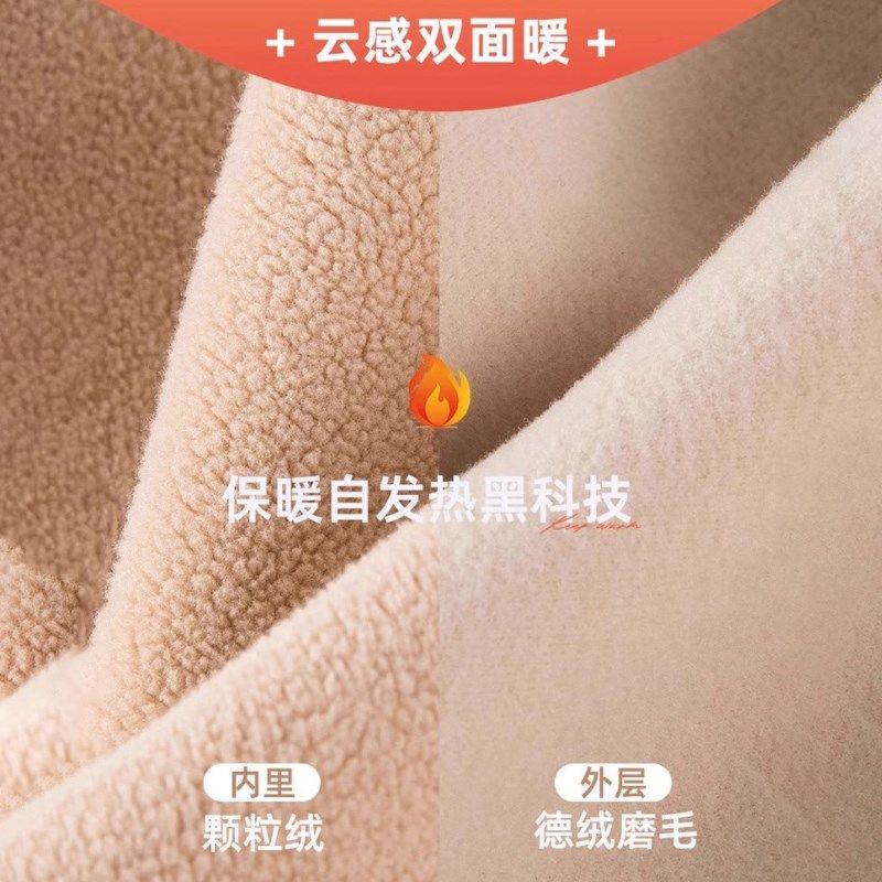 德绒护膝女关节膝盖保暖长筒护小腿秋冬防寒护腿加厚款保护套防滑,淘宝优惠券,粉丝福利购,淘宝优惠卷