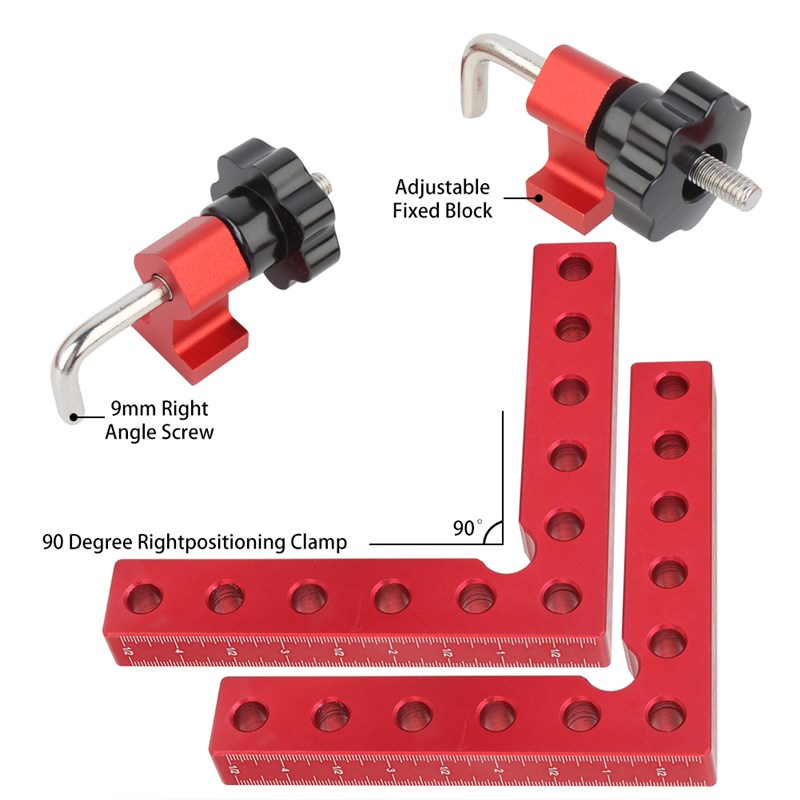 Woodworking 90 DegrpeesuL-Shap d Auxiliary Fixt reeCarpenter - 图2