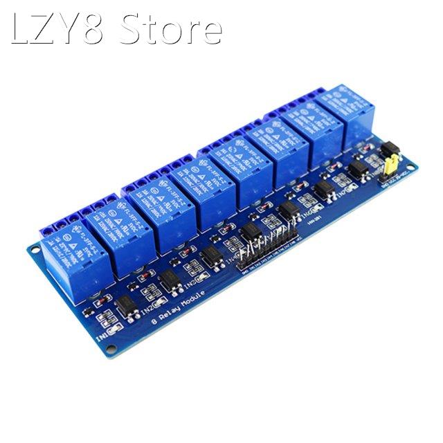 极速5V 8 Channel Relay Module with Optocoupler Relay Output - 图0