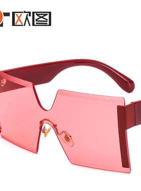 热销New frameless conjoined sunglasses GG fashion men's and