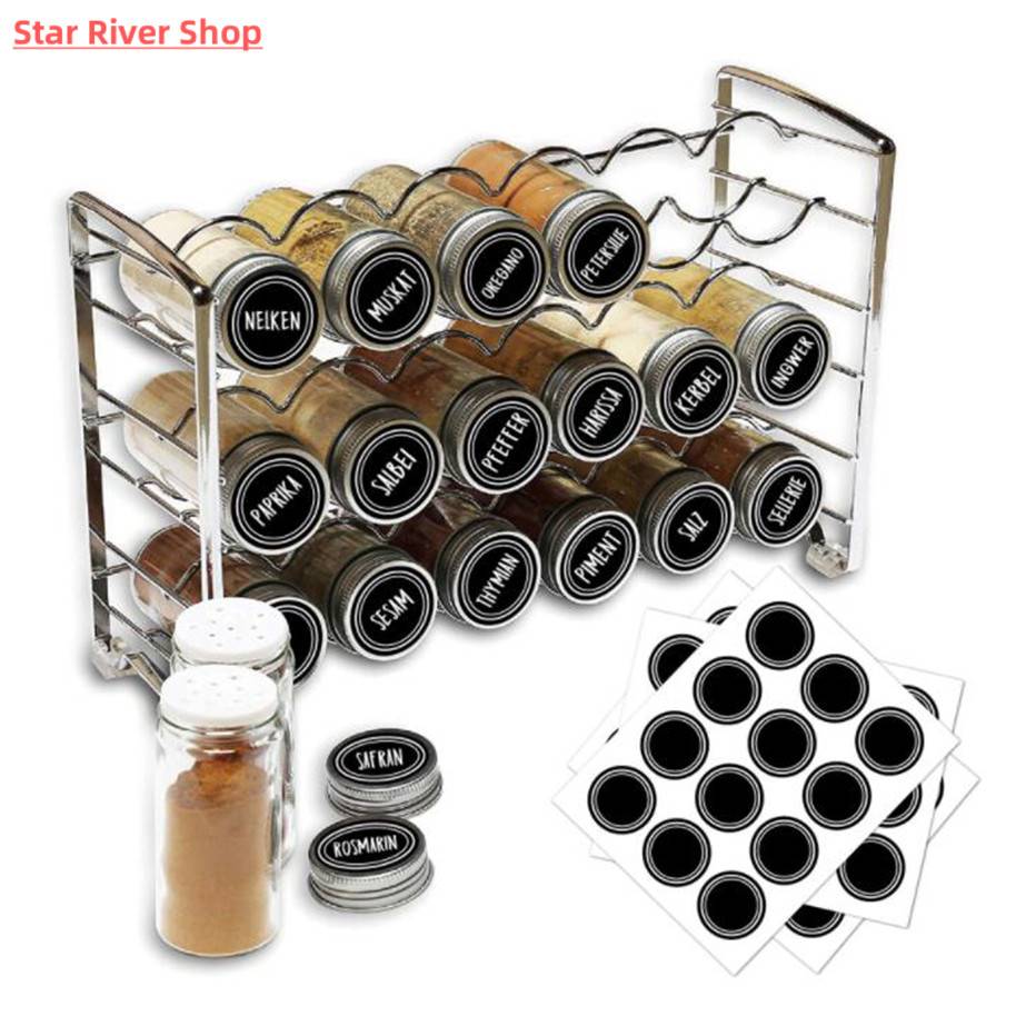 推荐60pcs Round S Label Stckers Mason Jars Spce Bottle Pan-图2