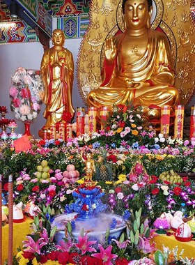 现货陶瓷b浴佛盆太子佛像指天指地九龙喷水喷雾七彩灯光浴佛盆