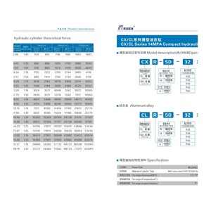 厂家RISEN日g森油压缸 CX-SD-80*35   电磁阀  液压缸 轴心配件