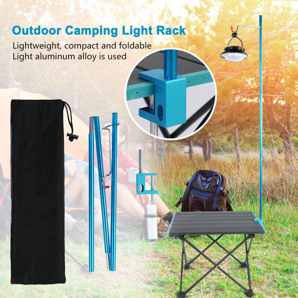 Detachabne CTmpinlg aool Foldable Lamp Pole Outdoor Lantern-图1