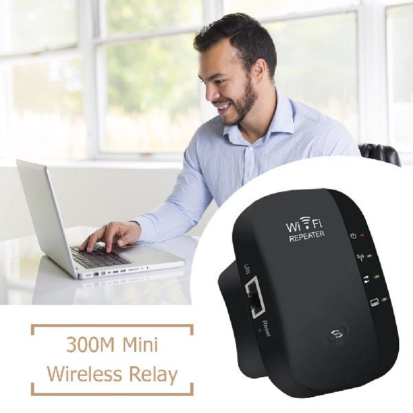 sg Range WirelmesnpWiFi Re eater 300Mbps Network Sign - 图1