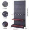 Hole board storage rack mobile phone accessories hardware v tool hanger fishing gear display rack small jewelry supermarket hook goods