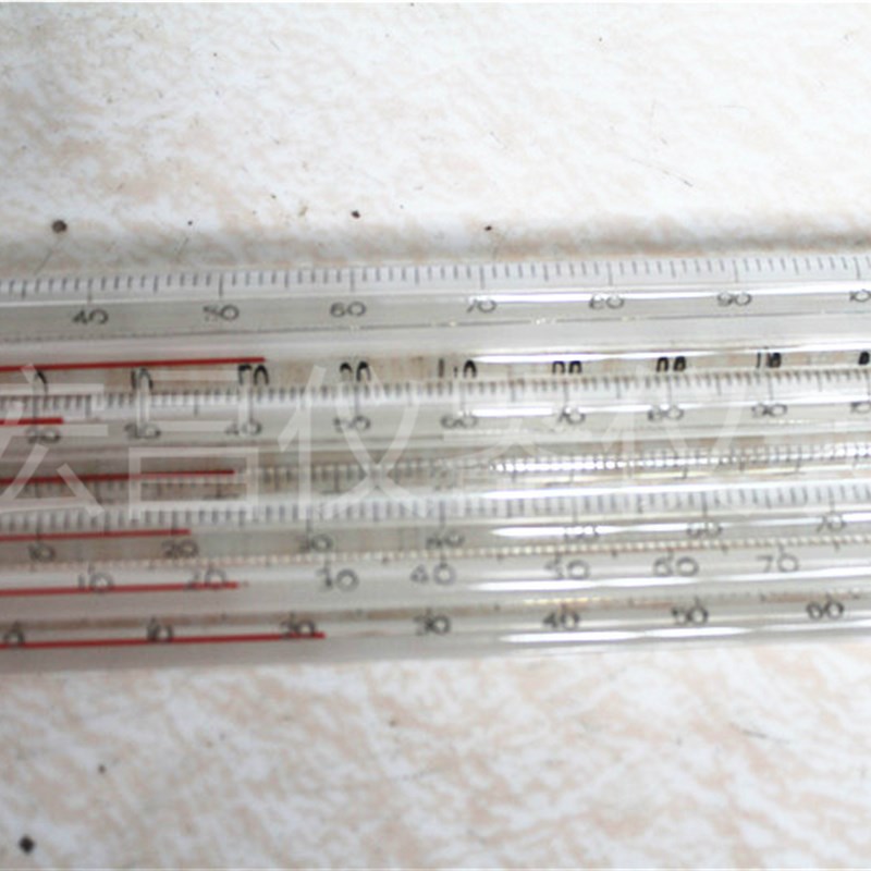 高精度加长玻璃水银温度计工业化工反应釜用1米1.5米2米2.5米3米 - 图1