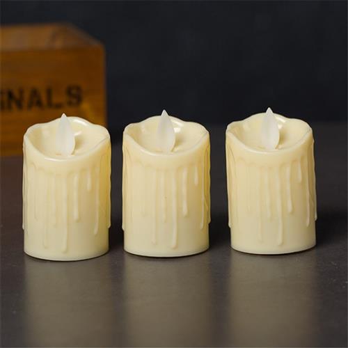 速发Electronic Flameless LED Candle Lamp Swing Flame Amber L - 图1