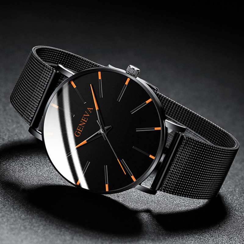 极速reloj hombre 2023 Watch Men Minimalist Ultra Thin Watche - 图3