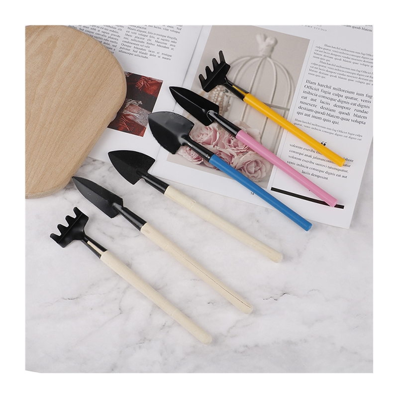 新品3PCs/Set Three-piece Shovel Rake Planting Tools Combinat - 图3