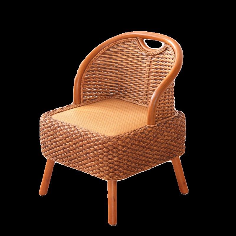 家用阳台藤椅单人休闲靠背椅编织懒人藤椅现代简约藤编小椅子网红,淘宝优惠券,粉丝福利购,淘宝优惠卷