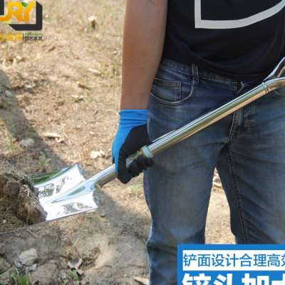 不锈钢多功能小铲子园艺除草户外种花大园林迷你工具铁铲子铁锹杴