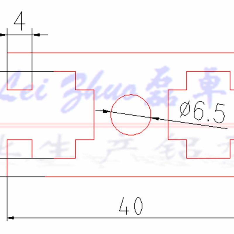 铝挤型材料2040A加厚门窗导轨雕刻机铝合金型材工业流水线工 - 图3