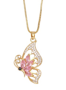 百搭轻奢钛钢项链女小众设计不掉色吊坠K高级感新款穿搭简约锁骨