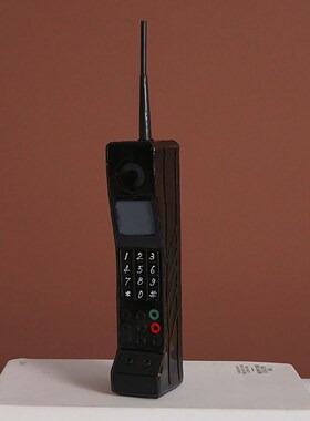 铁艺仿古手机大哥大l模型90年代感怀旧老物件80后道具仿制复古摆