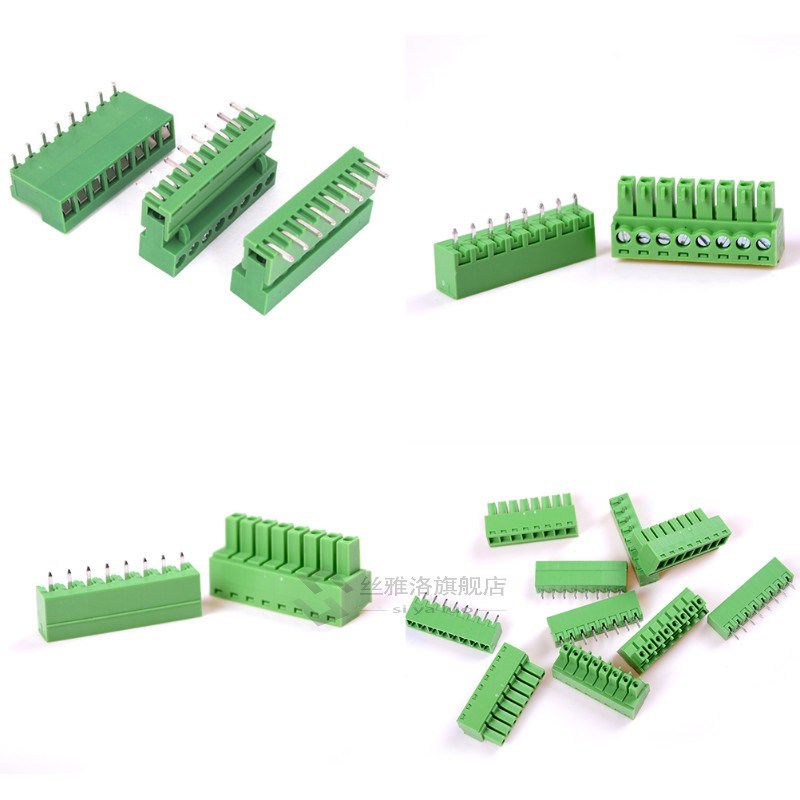 2020 5Pcs 8 Poles/8 Pin 3.81mm Terminal Pitch PCB Mount Scre-图0