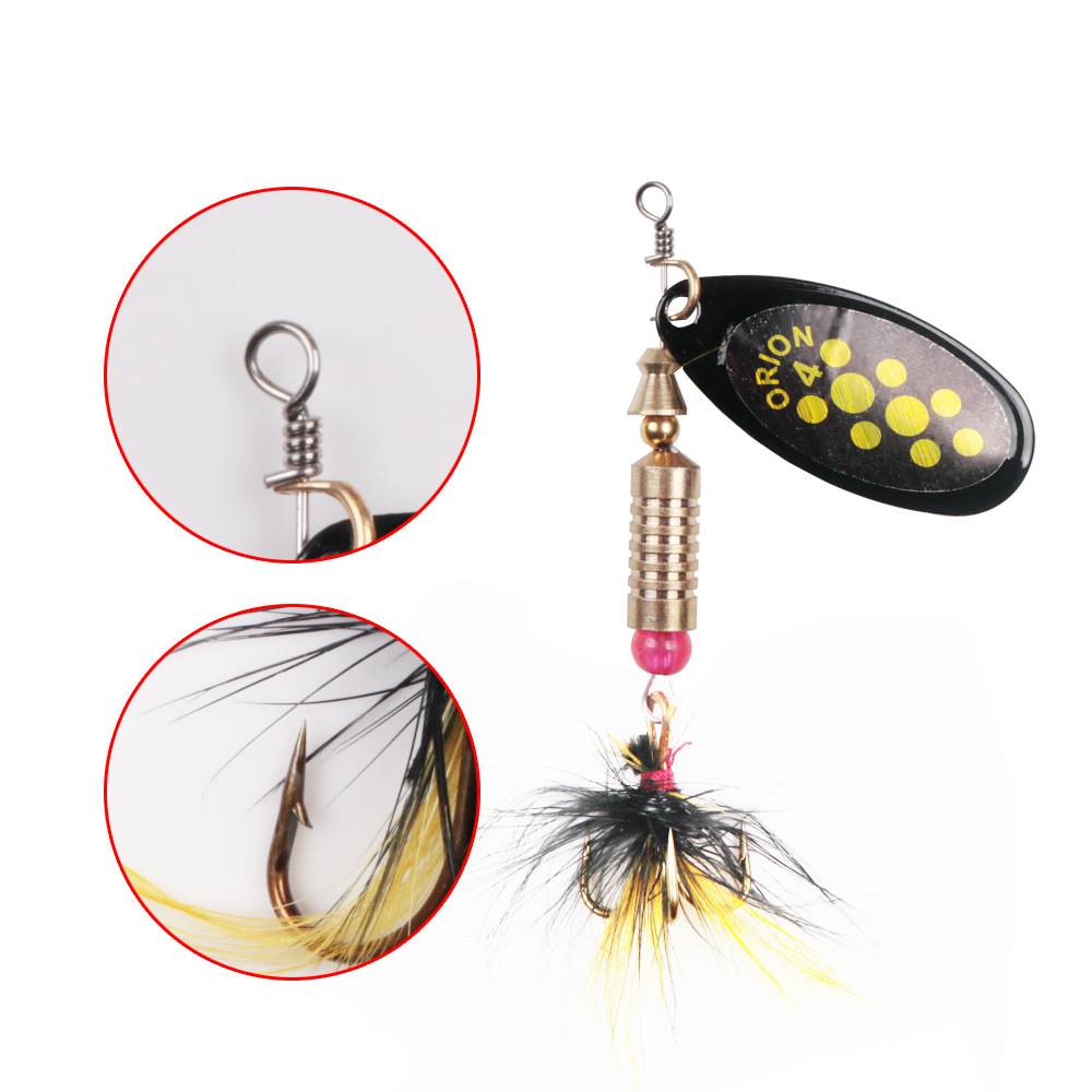 网红1pcs/lot Rotating Spinner Fishing Lure 3.5g/4.5g/7g/9g/1 - 图2