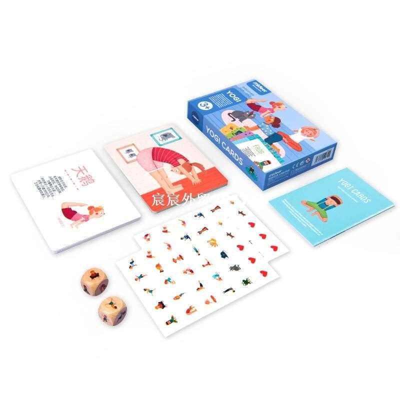 极速Mideer Family Yoga Game Cognitive Yogi Cards Baby Fitnes-图3