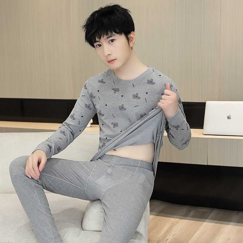 德绒保暖内衣套装男士秋衣秋裤男青年学生德荣衬衣衬裤青少年,淘宝优惠券,粉丝福利购,淘宝优惠卷