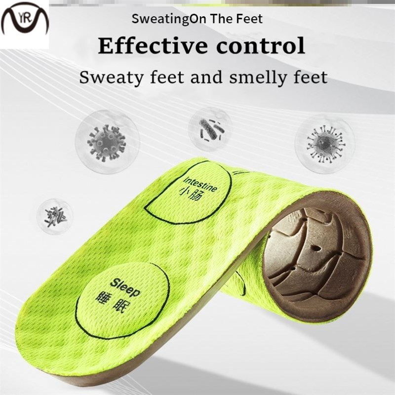 极速3pairs Acupressure on Foot Insoles For Shoes Breathable - 图1